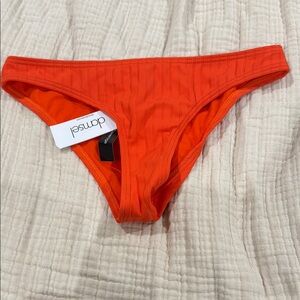 Women's Orange Bikini Bottom